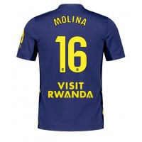 Atletico Madrid Nahuel Molina #16 Fotballklær Bortedrakt 2025-26 Kortermet